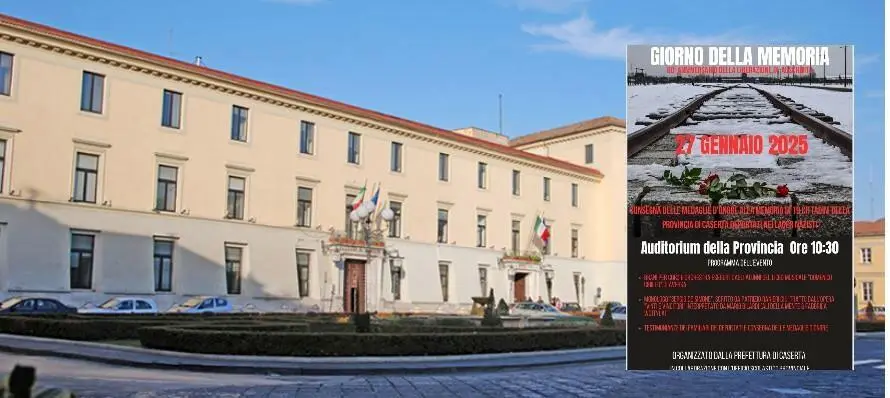 La cerimonia si terrà in Prefettura a Caserta