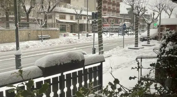 Prima neve sul Monte Matese