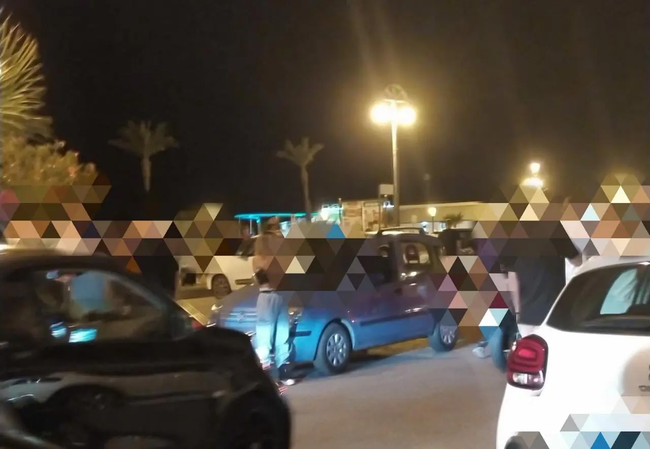 Rissa a Mondragone nella zona lido