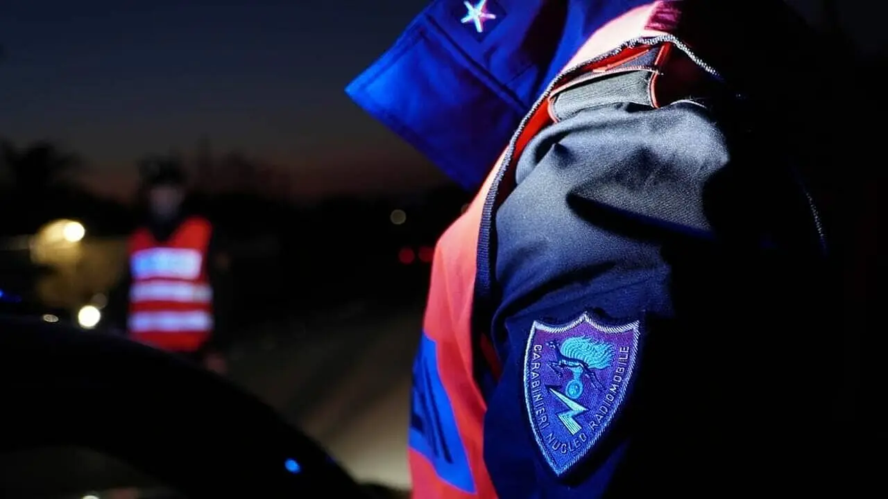 L'intervento dei carabinieri