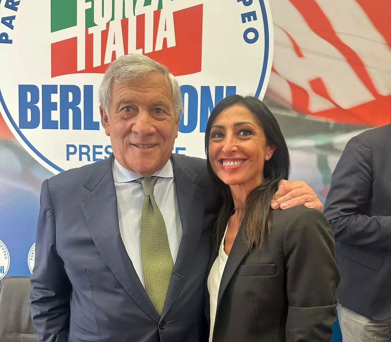Antonio Tajani e Amelia Forte