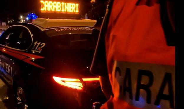 L’intervento dei carabinieri