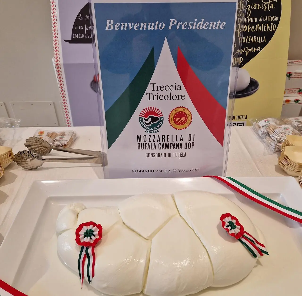 La maxi treccia tricolore