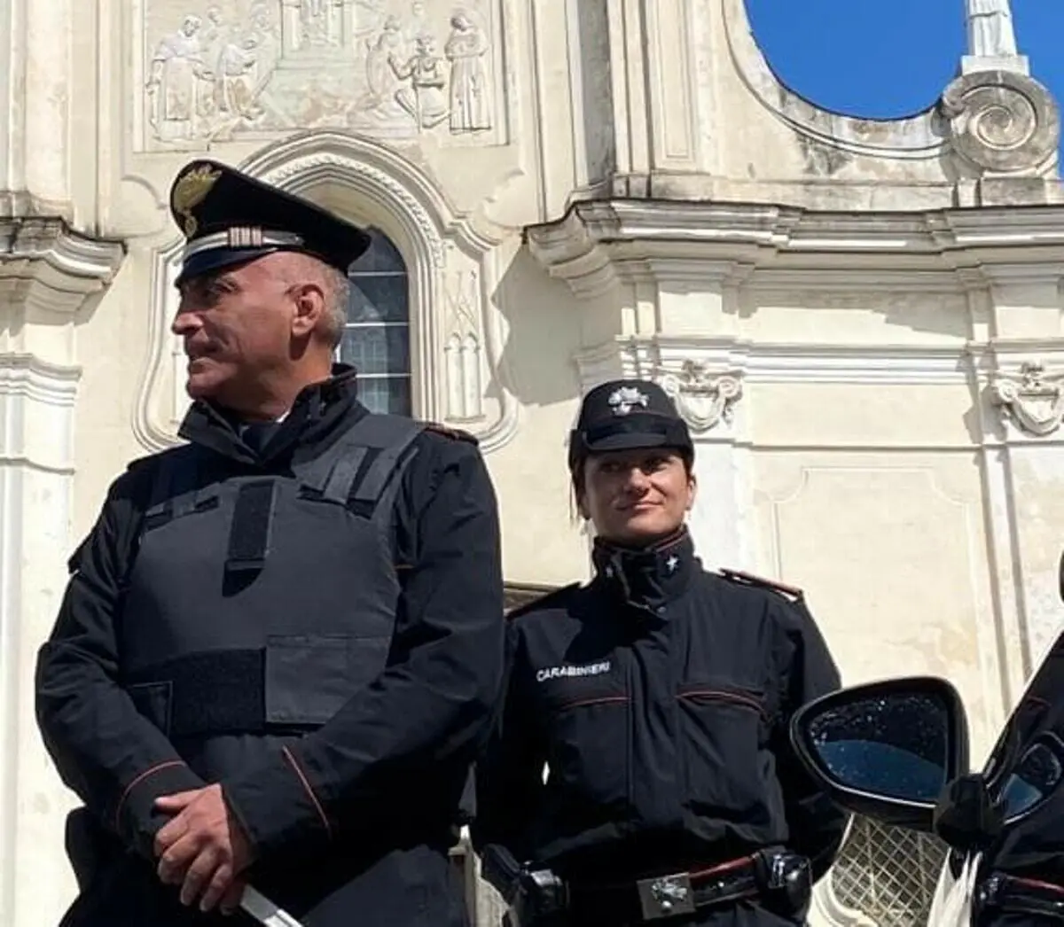 L'arresto dei carabinieri