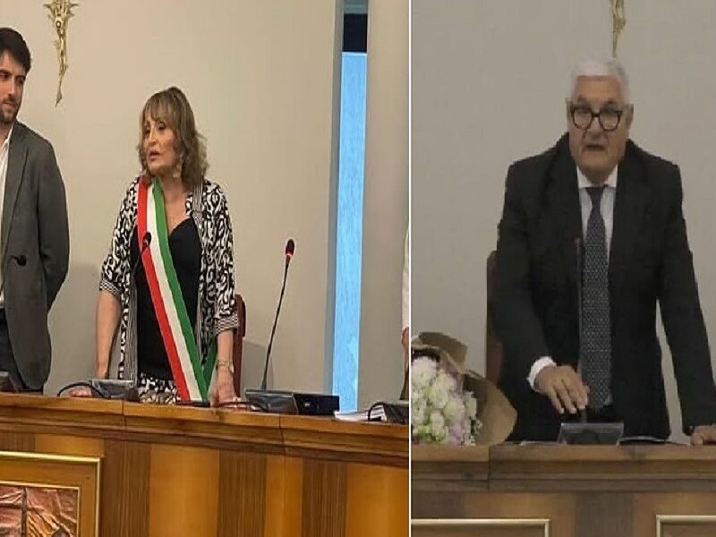 La sindaca Iodice e il presidente Moretta