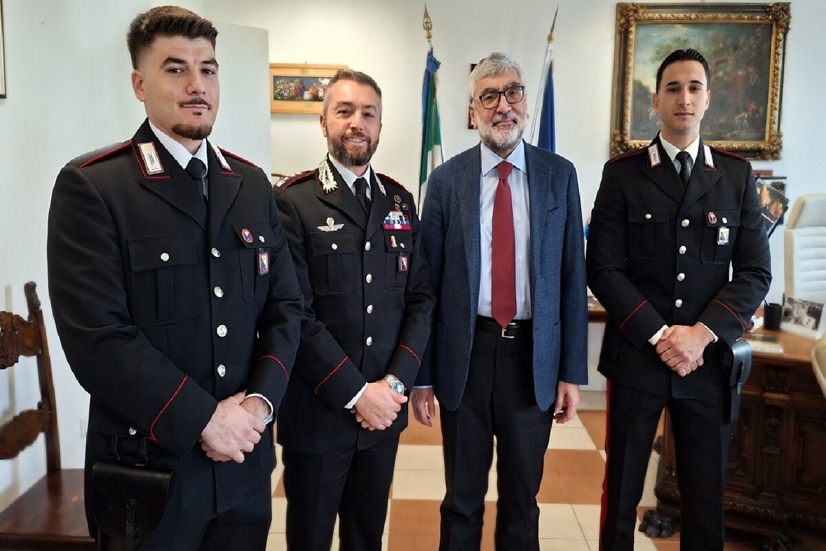 Il carabiniere Francesco Pisano (a sinistra)
