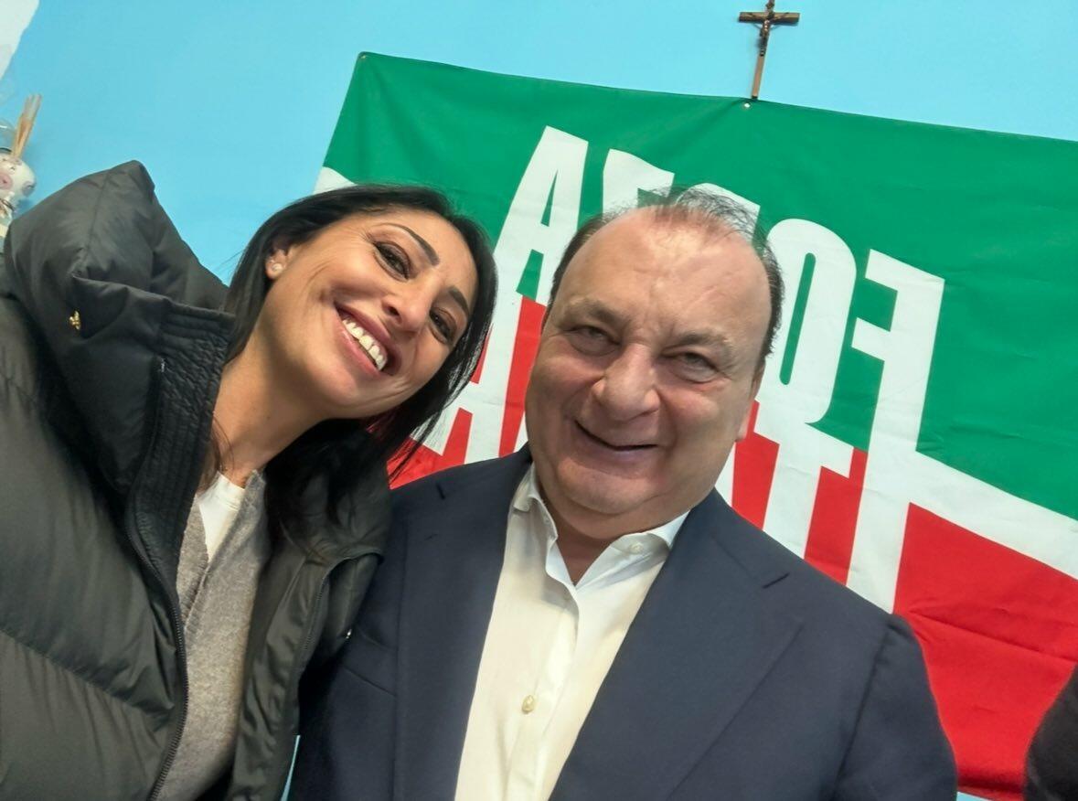 Amelia Forte e Fulvio Martusciello