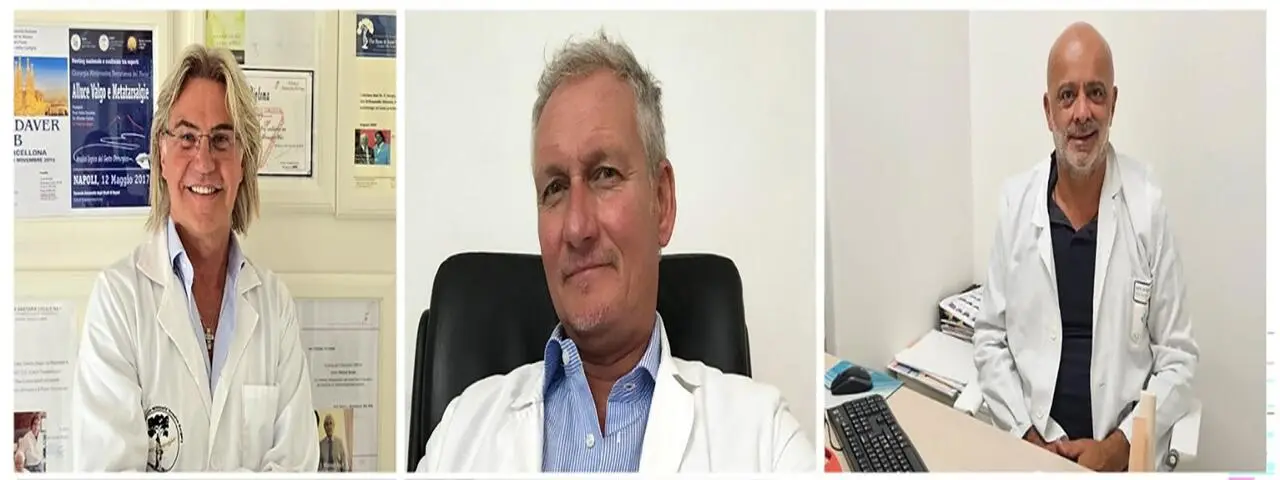 Da sinistra Fabrizio Sergio, Fabio Zanchini e Attilio Sgambato