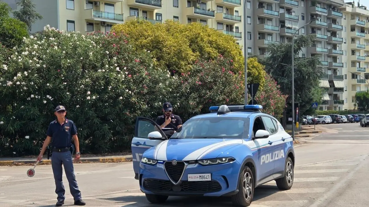 L'arresto della polizia