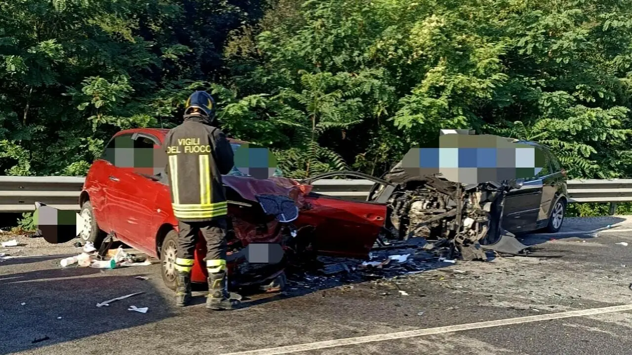 Incidente stradale sulla Telesina