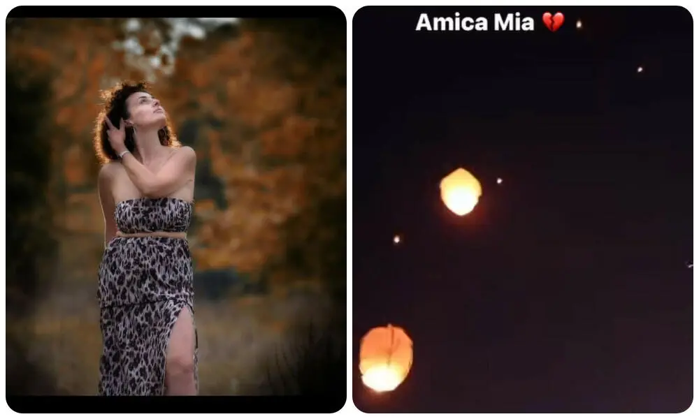 ll lutto per la morte di Anna Maria