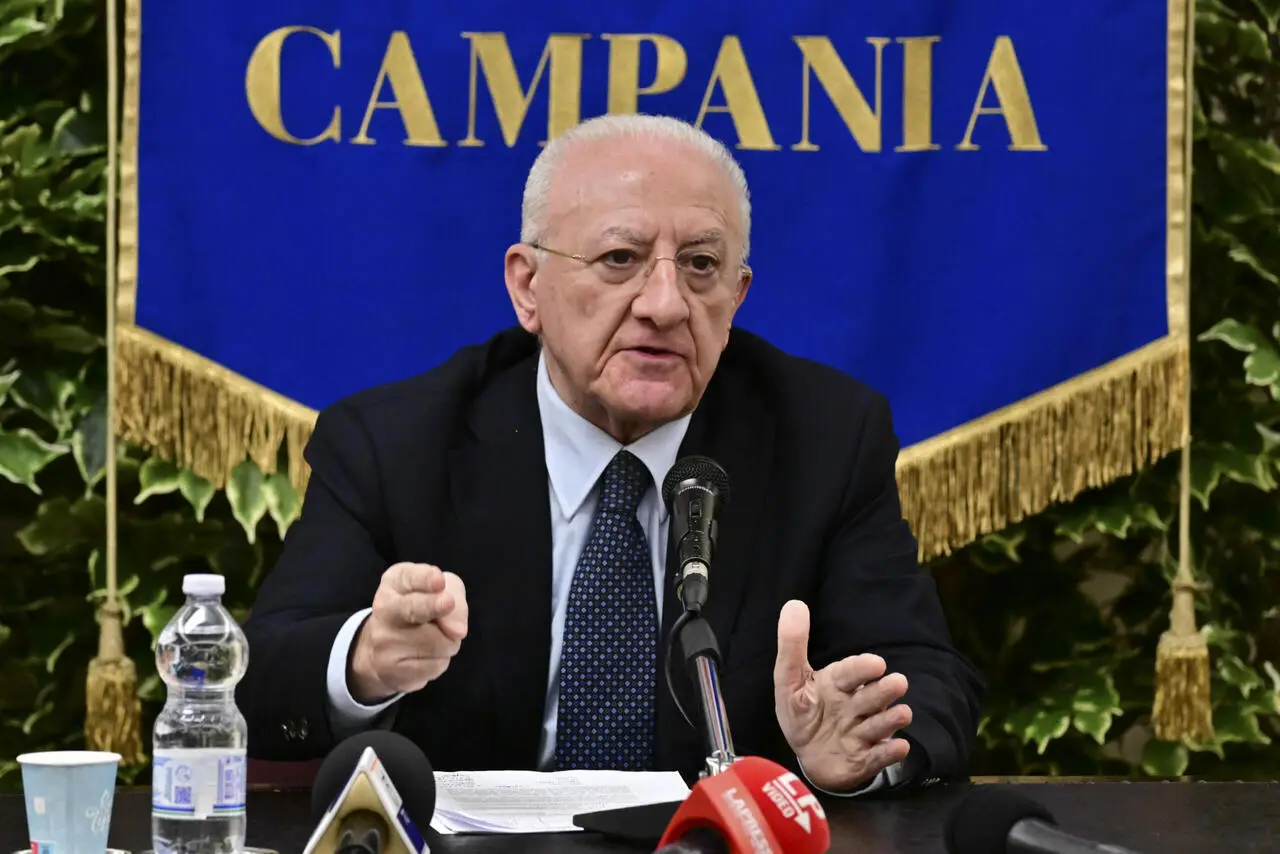 Il presidente De Luca