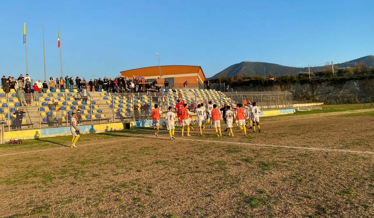 I giocatori della Sessana