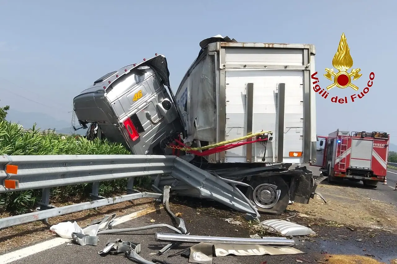 L'incidente in autostrada