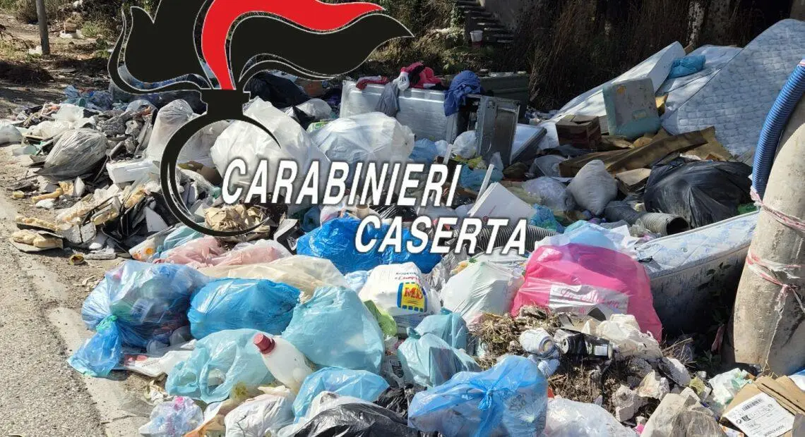 La discarica abusiva a Pescopagano