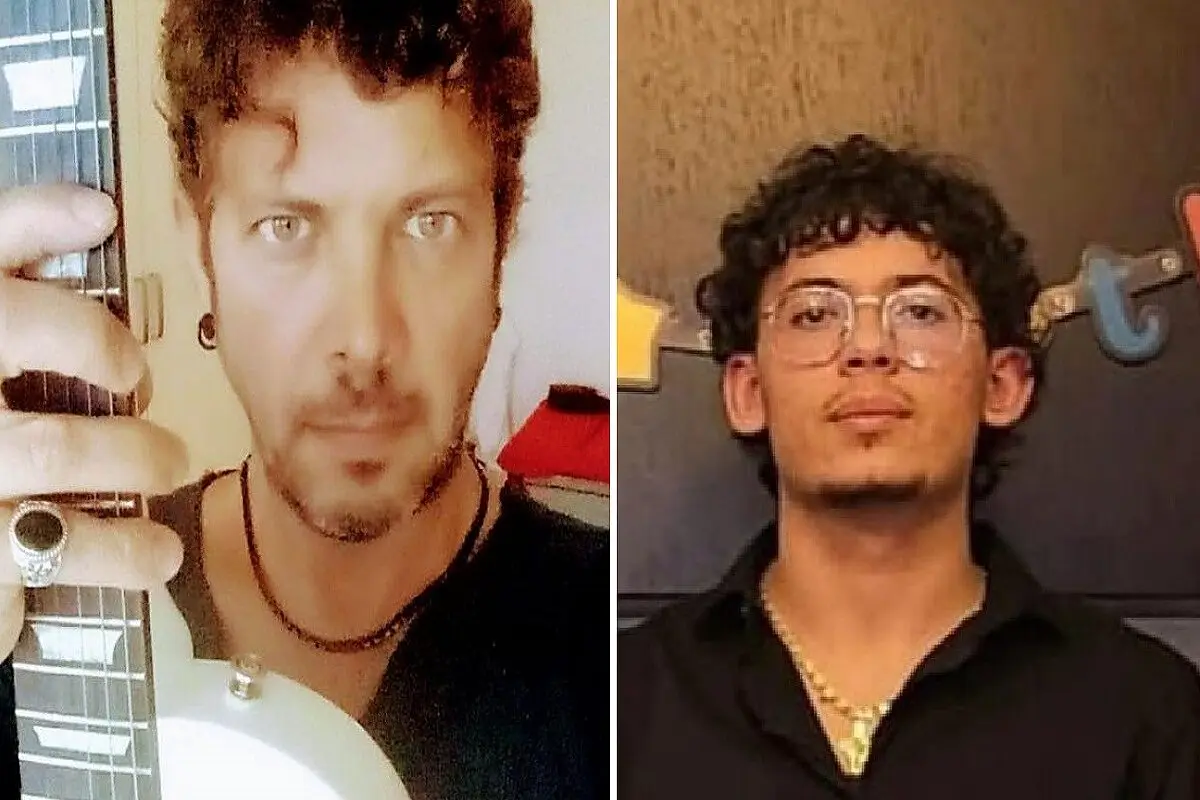 Papà Marco (sx) e Vincenzo (dx)