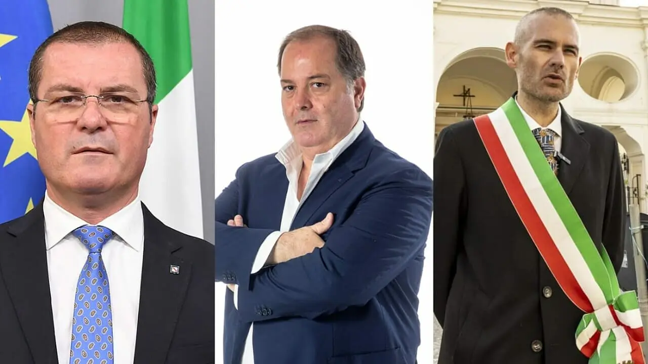 Giovanni Zannini,  Vincenzo Caterino e Pasquale Marrandino