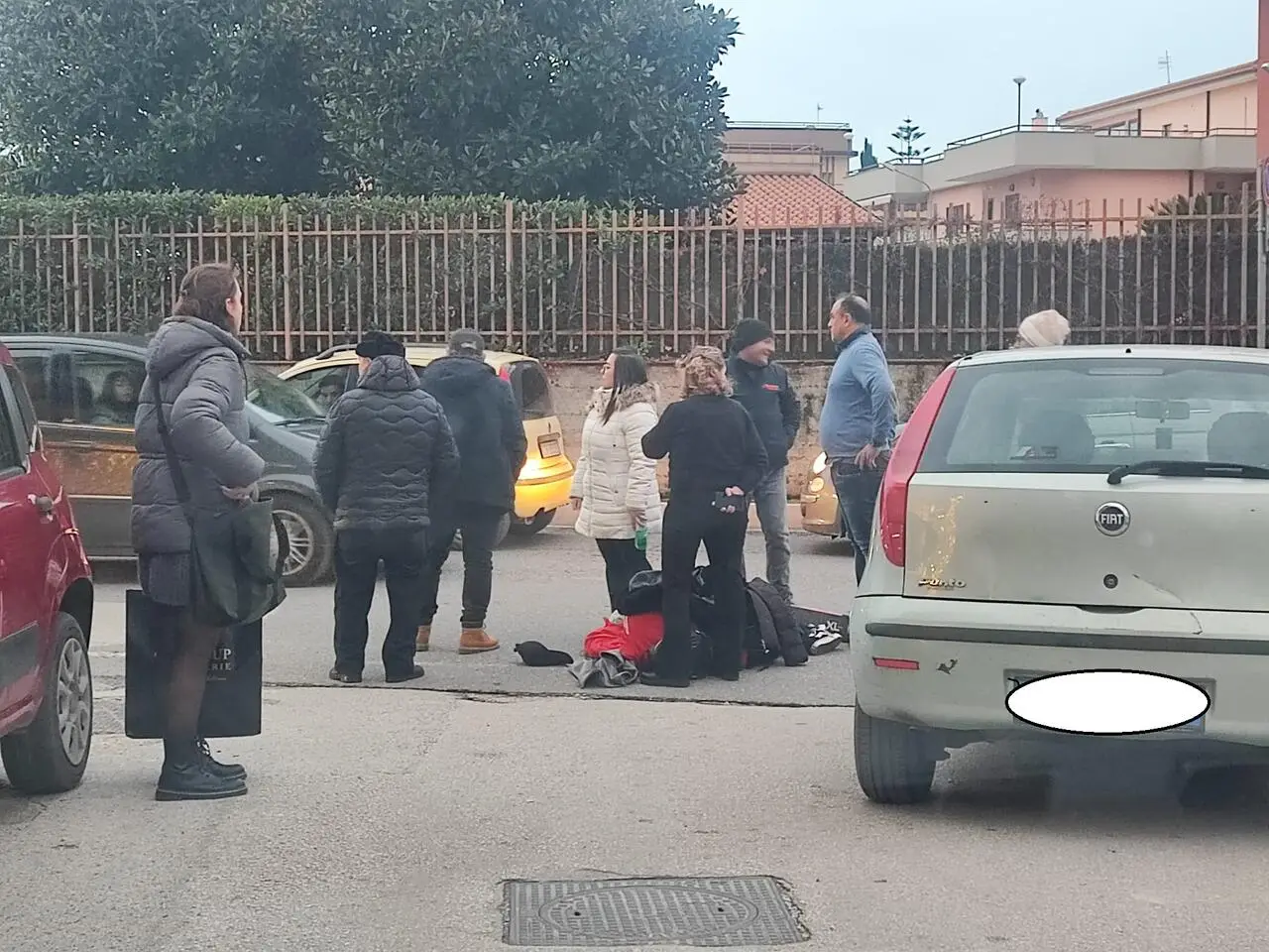 L'incidente è avvenuto lungo via Caudina a Maddaloni