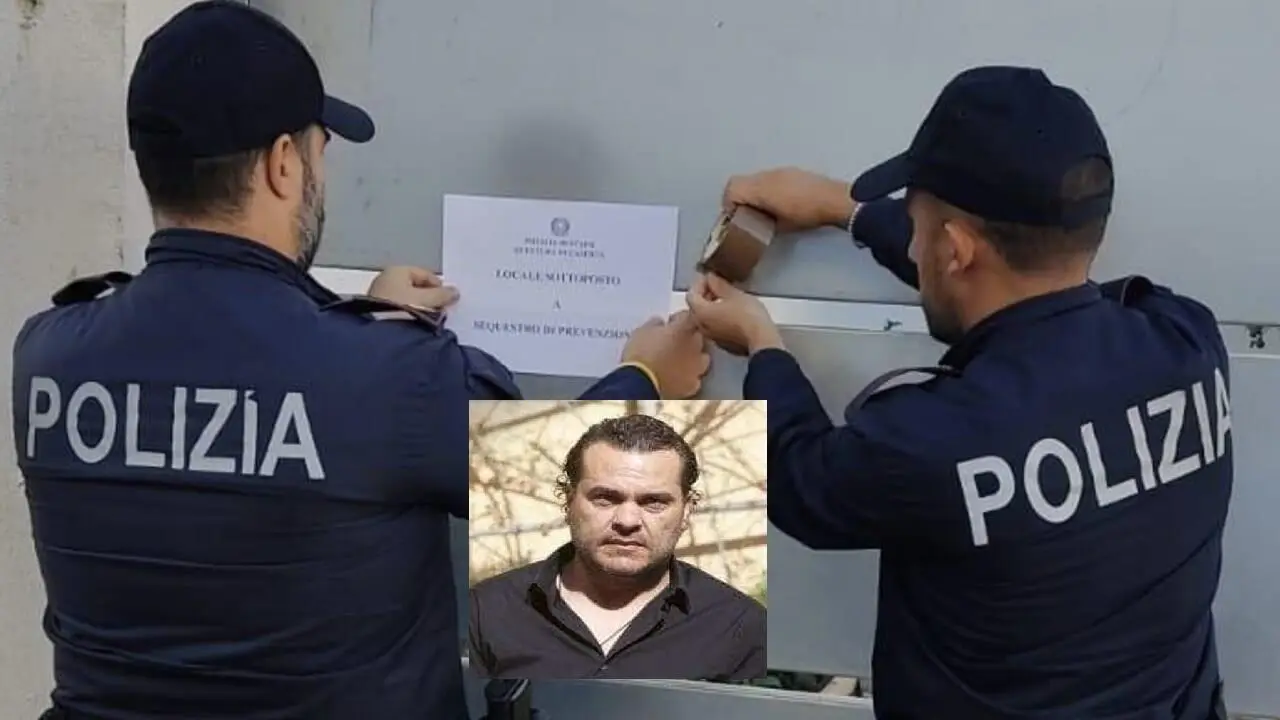 Il sequestro a Massimo Di Caterino