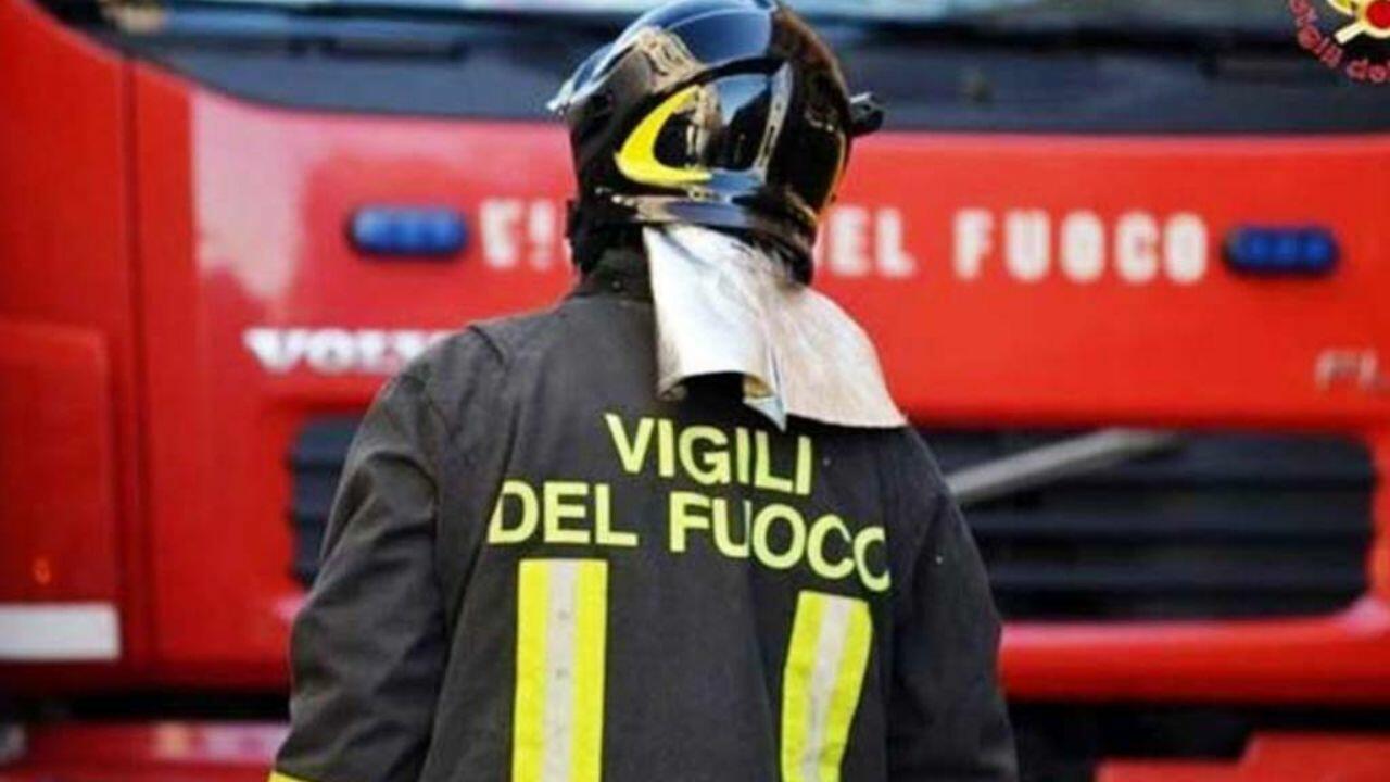Intervento dei vigili del fuoco