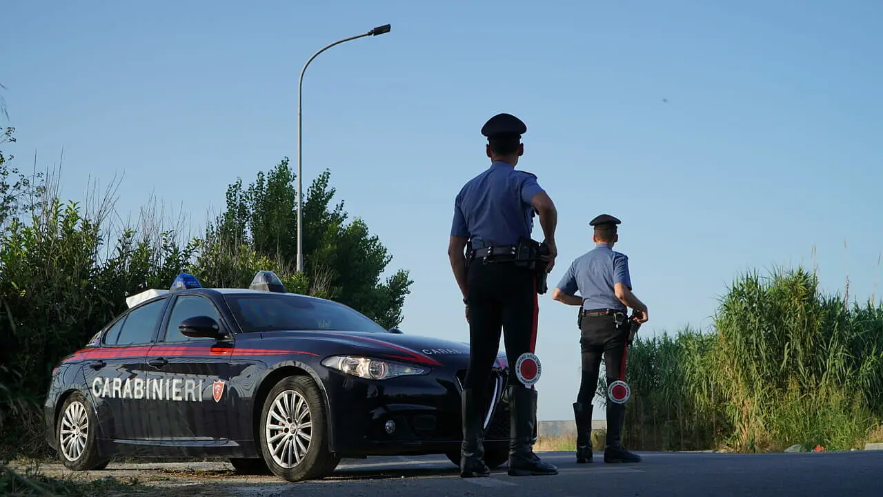 I carabinieri a Cellole