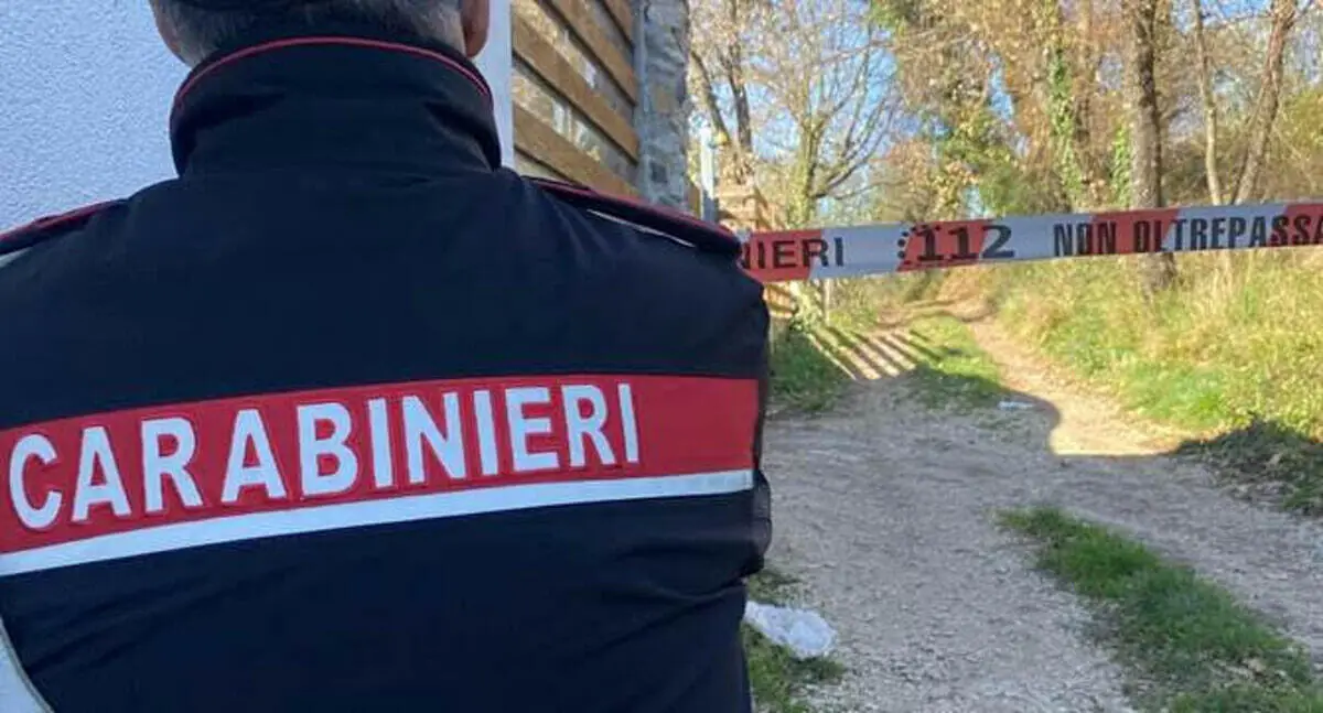 L'intervento dei carabinieri a Falciano