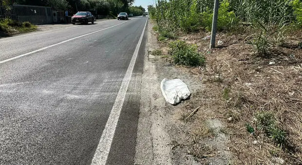 Il tratto della Domiziana dove si è registrata la tragedia