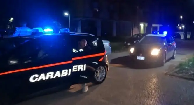 Gli arresti dei carabinieri alla rotonda
