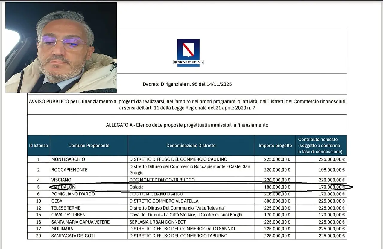 Gennaro Cioffi e il decreto regionale