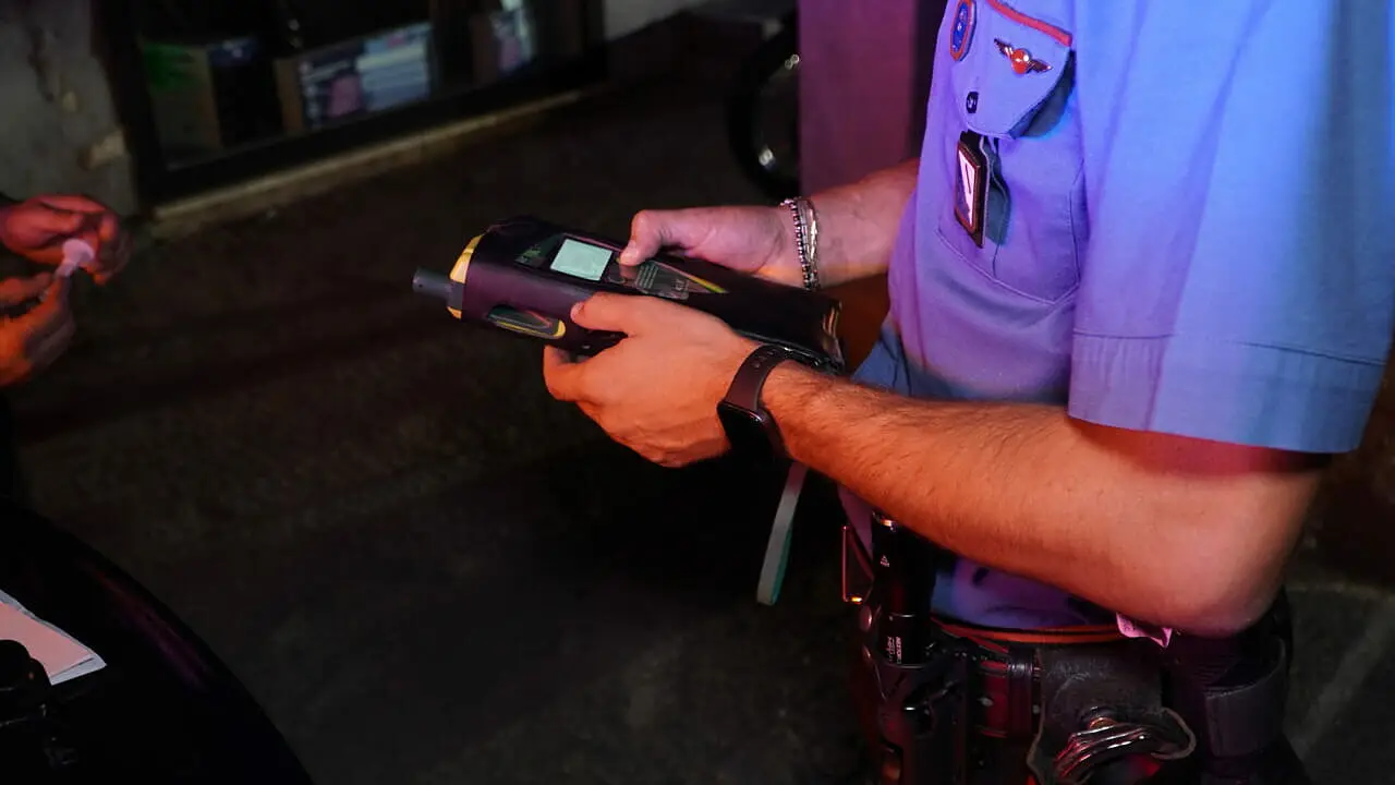 L'uomo positivo a droga e alcol