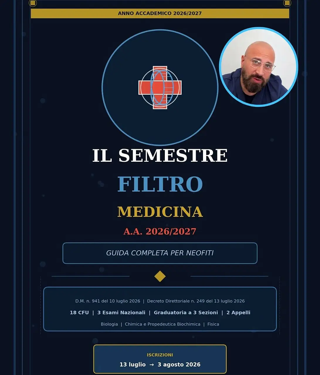 Il manuale sul Semestre filtro Medicina