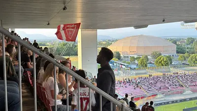 Keita Balde in tribuna