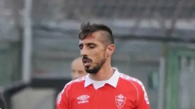 Valerio Foglio con la casacca del Monza