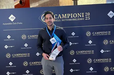 Paolo Calcagno alla premiazione ACI