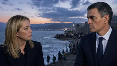 Meloni e Sanchez