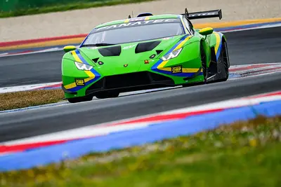 Riccardo Cazzaniga in azione sulla Huracan