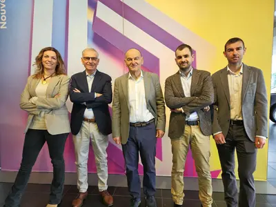 Il CDA: da sx Silvia, Giorgio, Marco, Andrea e Riccardo Messa