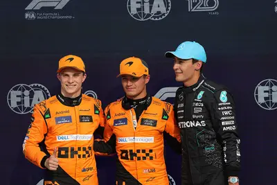 Piastri, Norris e Russell