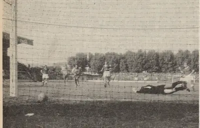 Eugenio Bersellini segna dal dischetto al suo debutto al Sada contro l'Alessandria (foto Valtorta)