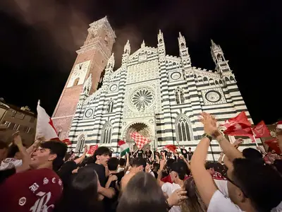 Festeggiamenti in centro Monza