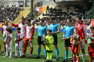 Catanzaro e Monza schierate in apertura del match dello scorso 6 aprile