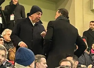 Galliani con Ibrahimovic