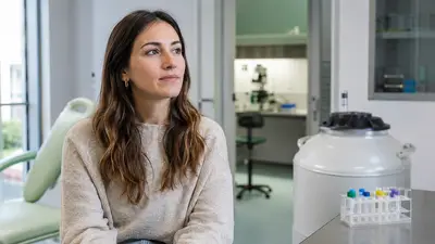 Una donna in ospedale
