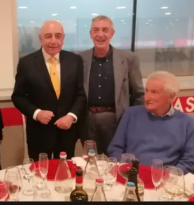 Dosso con Galliani e Magni
