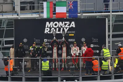 Il podio del Monza Rally Show