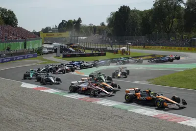 Il via del Gran Premio