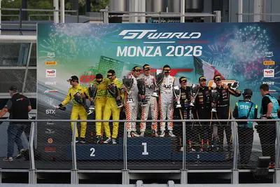 Il podio della 3 Ore di Monza