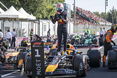 Verstappen festeggia a Monza