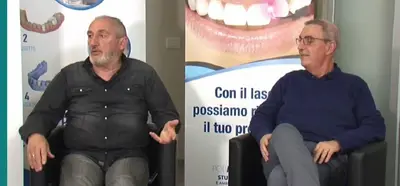 Pat Sala e il giornalista Dosso