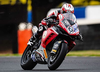 Giombini in azione a Phillip Island